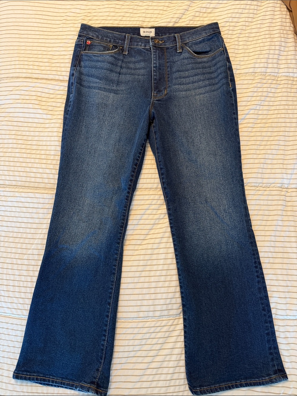 Hudson Jeans Dark Blue Flare Denim